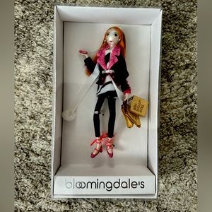 Vintage Bloomingdale’s Little Brown Bag shopping doll/ornament. Never opened!